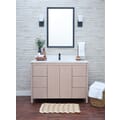 Hanleigh 48 in. Vanity with Slab Doors in Washed Maple